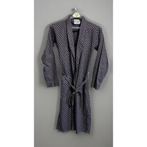 JOS A Bank Clothiers Vintage Mens M Robe Combed Cotton Medallion Print Classic